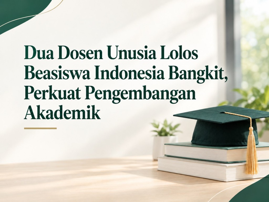 Dua Dosen Unusia Lolos Beasiswa Indonesia Bangkit, Perkuat Pengembangan Akademik