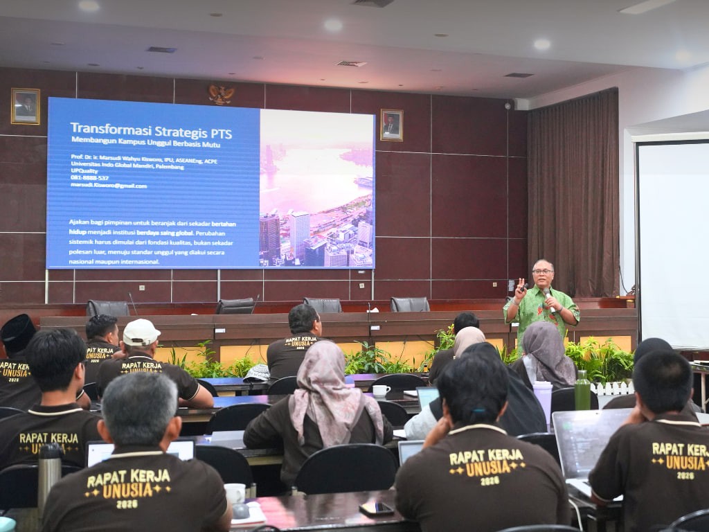 Raker Unusia, Prof. Marsudi Wahyu Kisworo Dorong Transformasi PTS Berbasis Mutu