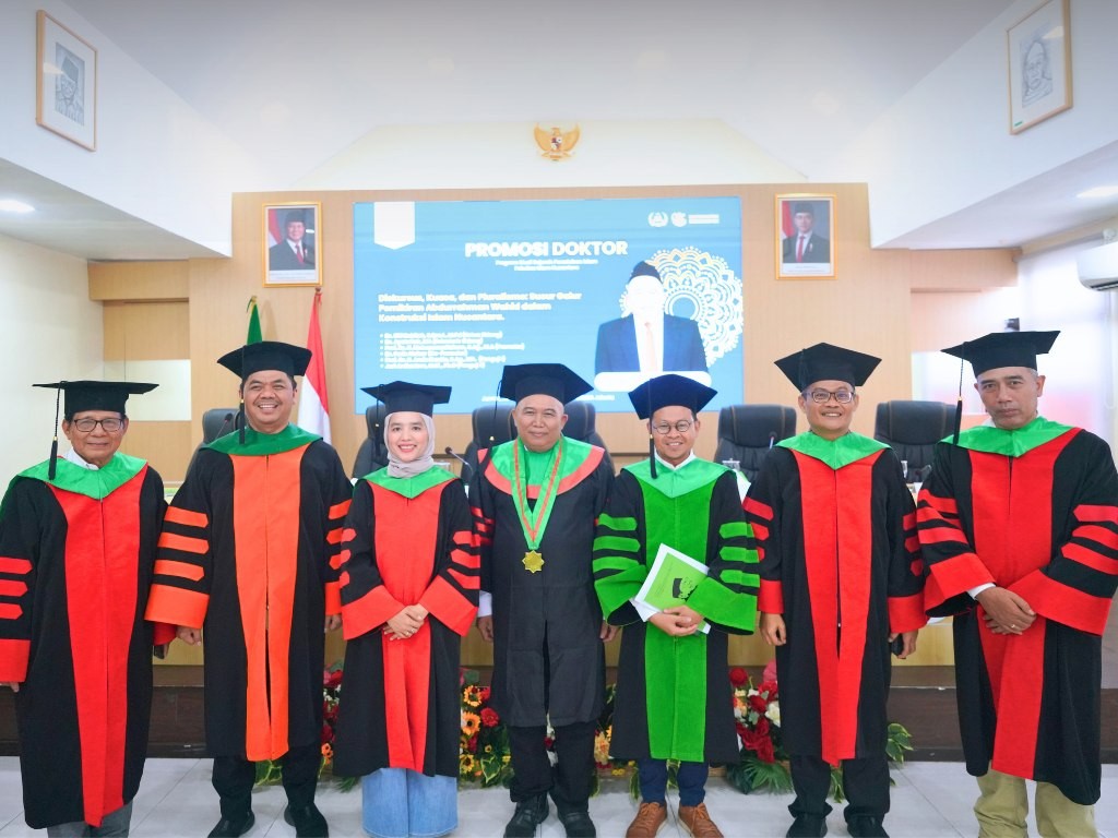 Kaji Genealogi Pemikiran Gus Dur dalam Konstruksi Islam Nusantara, Amsar A. Dulmanan Gondol Gelar Doktor